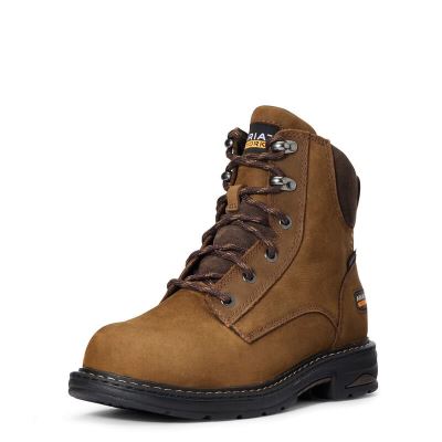 Ariat Casey 6" Koyu Kahverengi Iş Ayakkabıları Bayan (40135-718)